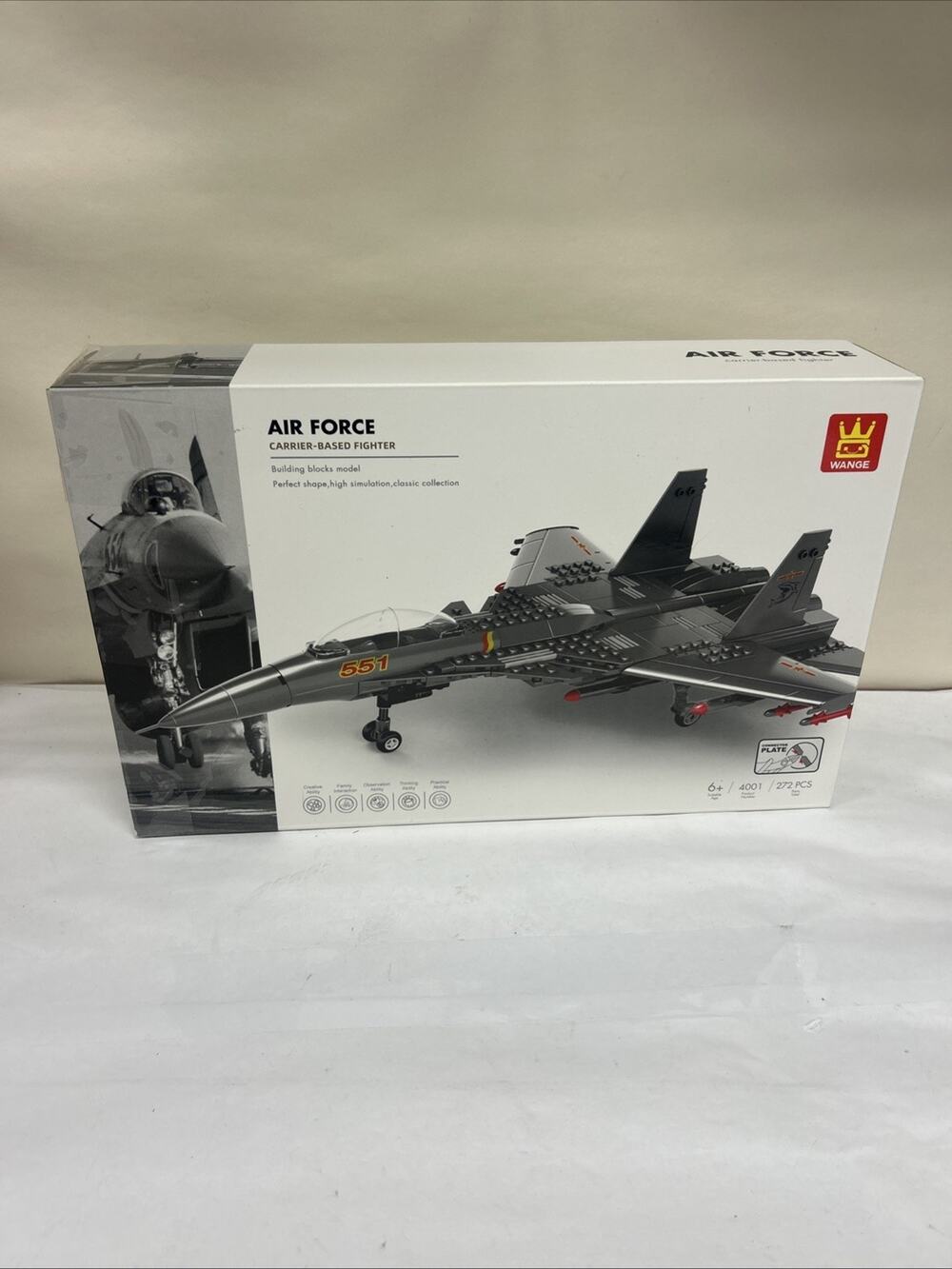 Wange Air Force Intercepter Fighter 4004 223pcs Building Blocks
